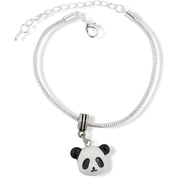 Dave the Bunny Jewelry - Panda Head Bracelet Gift for Women and Men